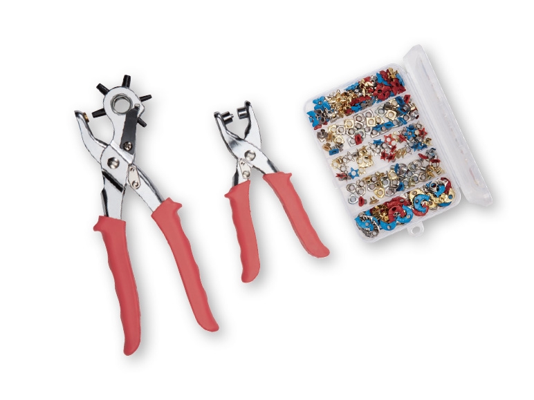 Powerfix Profi Eyelet & Hole Punch Set