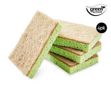 Coconut Fibre Sponges 4pk