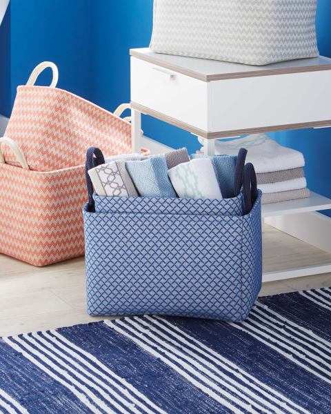 Kirkton House Baskets 2 Pack Blue