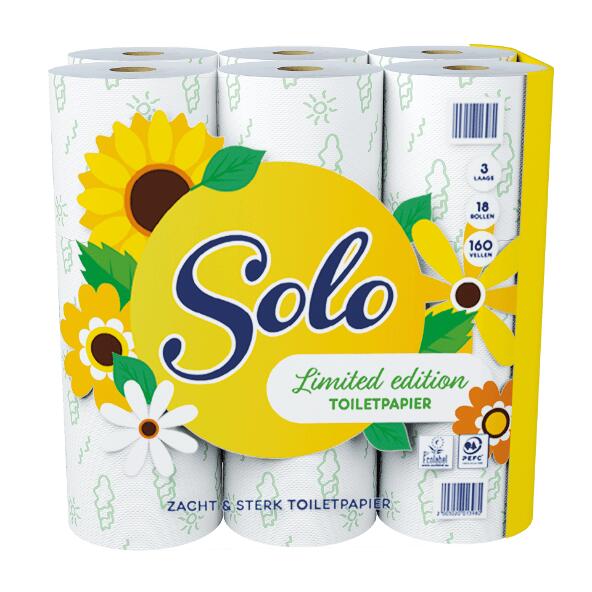 SOLO 				3-laags toiletpapier