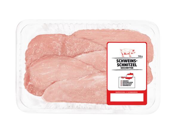 Frische Schweinsschnitzel