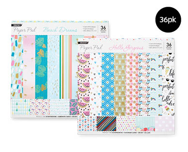 Scrapbook Foil Paper 36pk