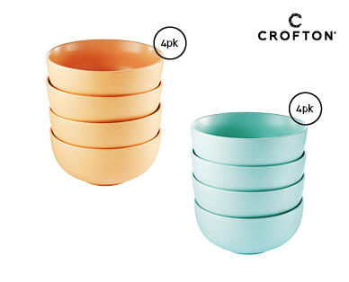 Ceramic Dinnerware 4 Pack – Apricot Ice or Moonlight Jade