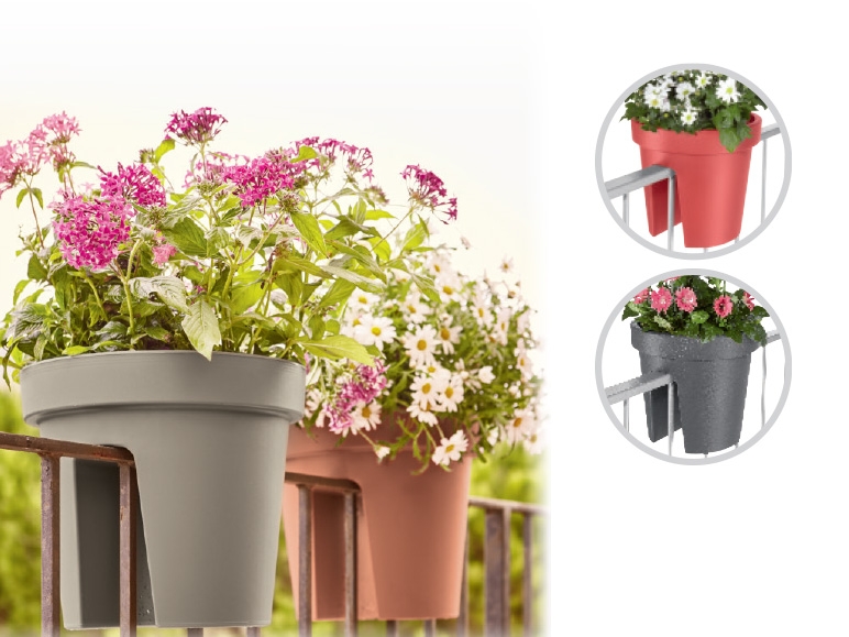FLORABEST Railing Flower Planter