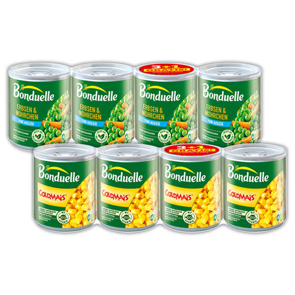 Kidney Bohnen / Erbsen & Möhrchen / Goldmais