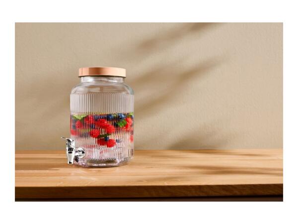 Drinks Dispenser With Orange Lid