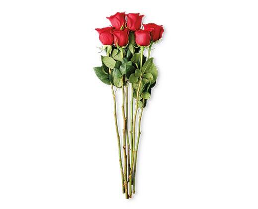 6 Stem Rose Bouquet Assorted Colors