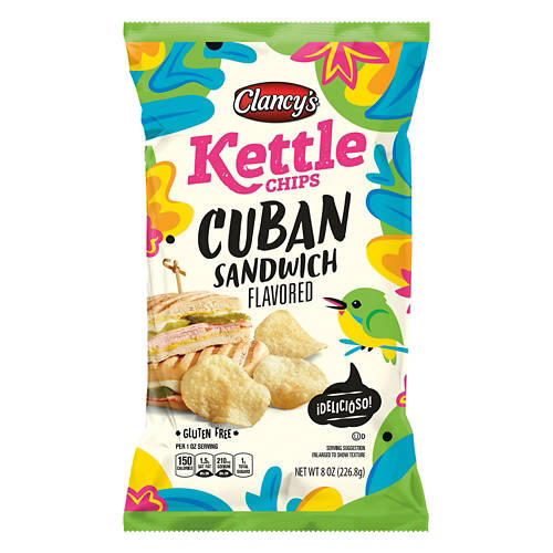 Gluten Free Cuban Sandwich Flavored Kettle Chips, 8 oz