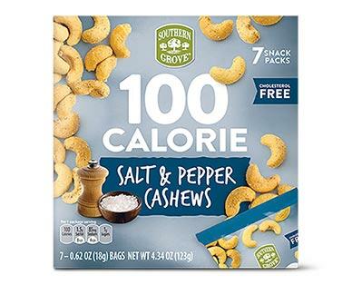 Southern Grove 
 100 Calorie Cashews Salt & Pepper or Dill Pickle