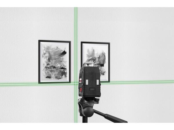 Cordless cross line laser