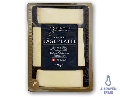GOURMET/FINEST CUISINE Plateau de fromages suisses
