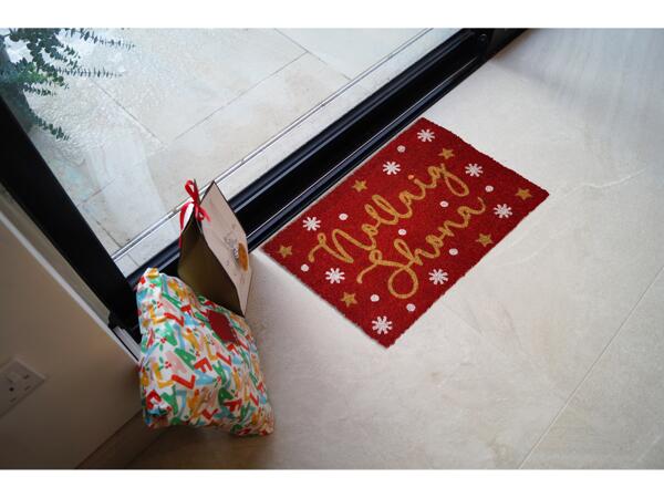 Christmas Coir Doormat