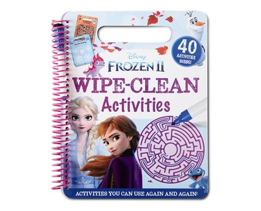 Disney, Pixar or Marvel 
 Wipe-Clean Activity Book
