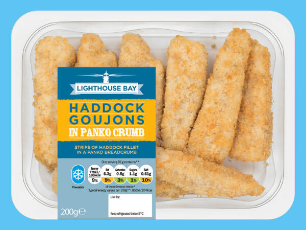 Lighthouse Bay Haddock Goujons in Panko Crumb