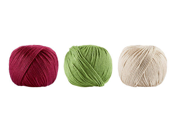 Crelando Crochet & Craft Yarn - 3 pack
