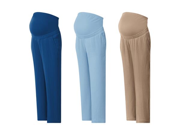 Pantalon de grossesse en mousseline