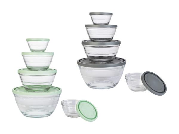 SILVERCREST(R) Skålesæt af glas