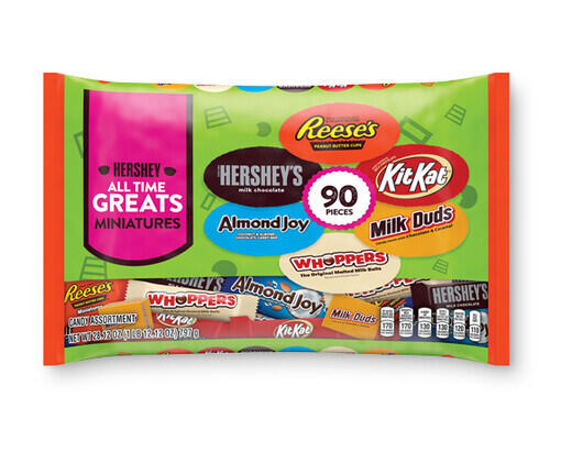 Hershey's 
 All Time Greats Miniatures 90 Pieces