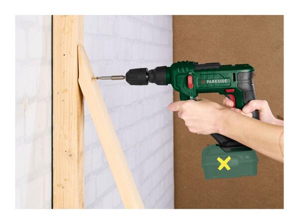 Parkside 20V SDS-Plus Cordless Hammer Drill - Bare Unit