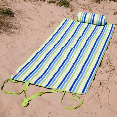Matelas de plage avec coussin