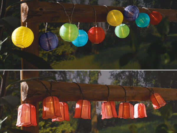 Guirlande lumineuse d'été solaire