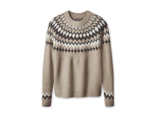 Damen Grobstrick-Pullover