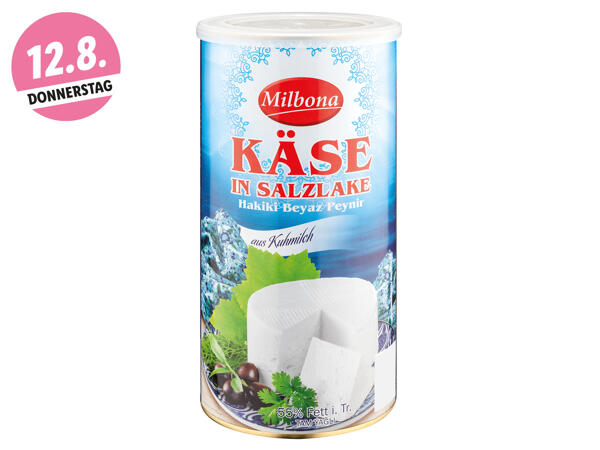Weichkäse in Salzlake