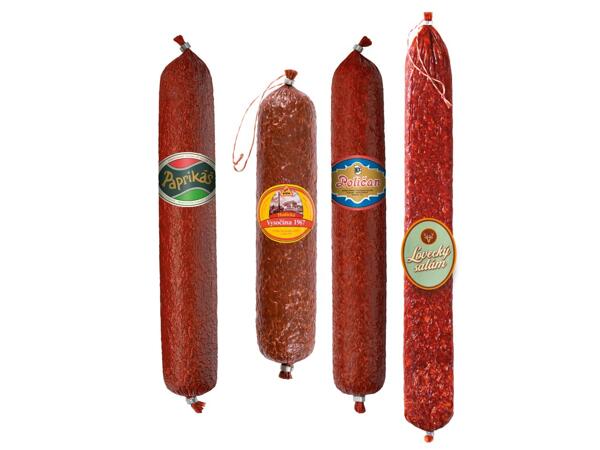 POLIČAN / PAPRIKÁŠ / VYSOČINA / LOVECKÝ SALÁM