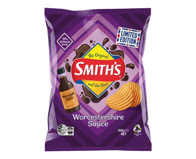 Smith's Crinkle Cut Worcestershire Sauce Chips 150g