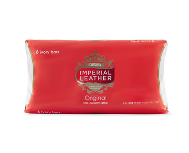 CUSSONS IMPERIAL LEATHER SOAP BAR 6 X 100G