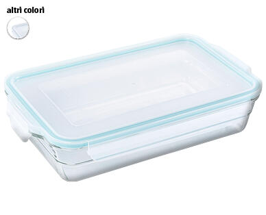 TEGLIA PER SFORMATI IN VETRO CON COPERCHIO