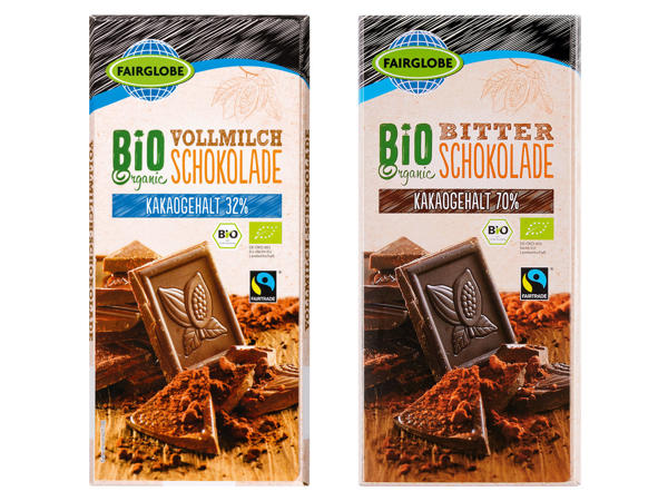 FAIRGLOBE Bio-Fairtrade Schokolade