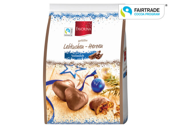 Gefüllte Lebkuchenherzen