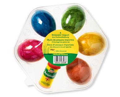 Uova pasquali con Aromat in formato mini