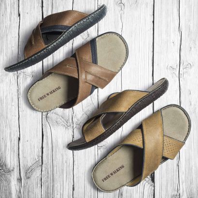 Sandales en cuir pour hommes
