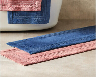 Luxury Cotton Tufted Bath Runner