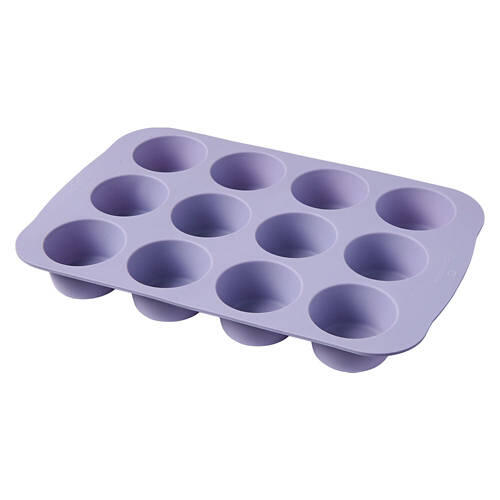Silicone Bakeware - Mini Muffin Pan, Purple
