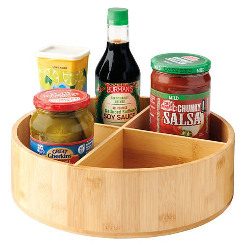 Bamboo Pantry Organizer - Turntable