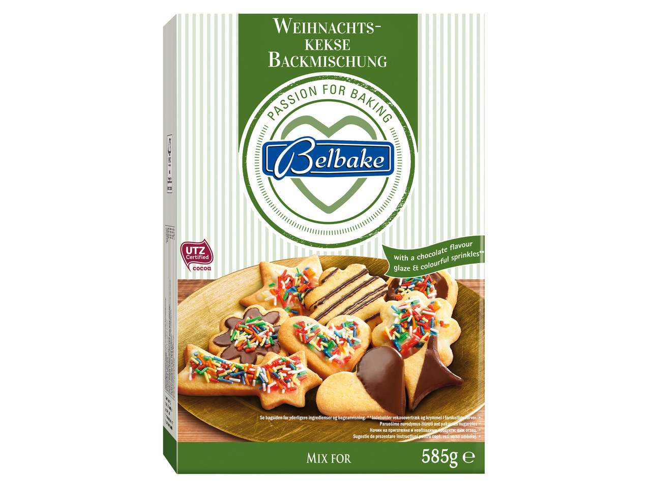 BELBAKE Weihnachtsgebäck Backmischung