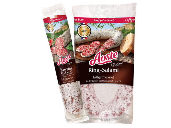 Aoste Salami-Spezialitäten