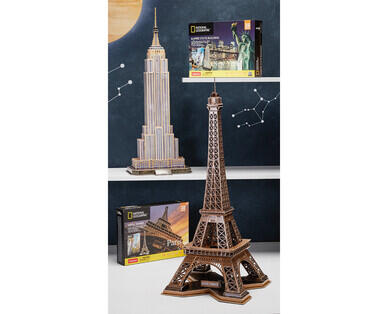 National Geographic 3D Landmark Puzzles