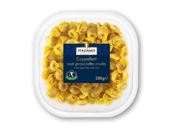 Frisk pasta med fyld