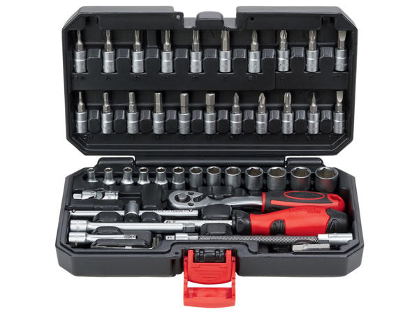 POWERFIX(R) Bits- og topnøglesæt