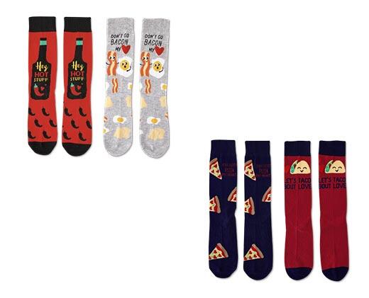 Girls', Ladies' or Unisex 2-Pack Socks