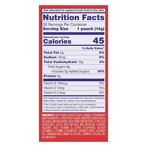 Valentine's Mixed Fruit Snacks, 26 count