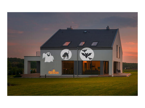 Livarno Home Multi-Season LED Light Projector with Interchangeable Designs