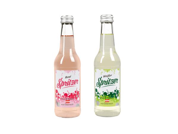 Weißer Spritzer oder Rose Spritzer
