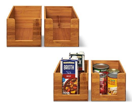 Huntington Home 
 Bamboo Pantry Bins