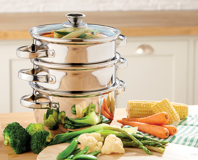 Stainless Steel 3 Tier Steamer