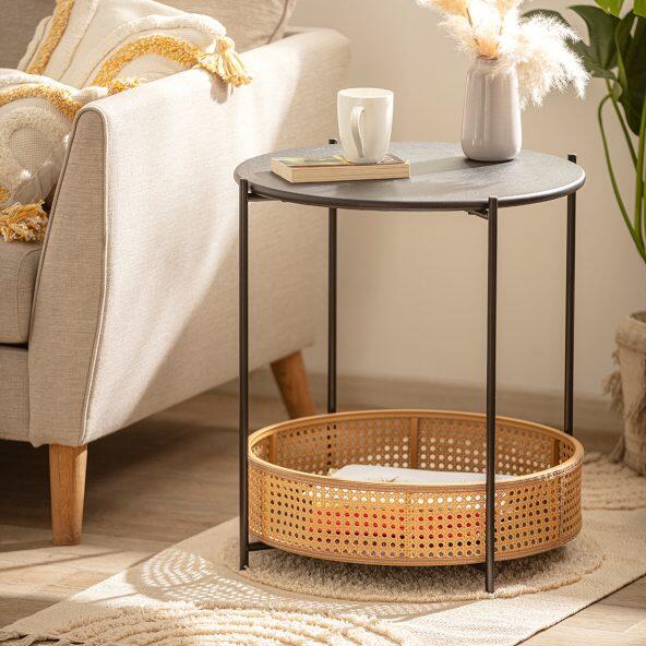 HOME CREATION LIVING(R) 				Table de salon en rotin